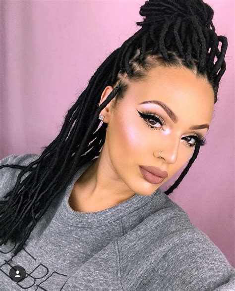 6 packs crochet faux locs curly ends in 2020 | Straight ...