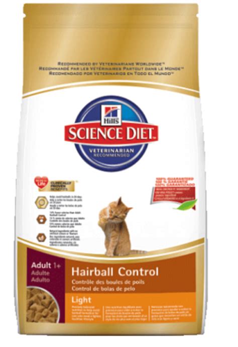 Every pet deserves a food that keeps in step with their changing needs. Hill's Science Diet Adult Hairball Control Light Dry Cat ...