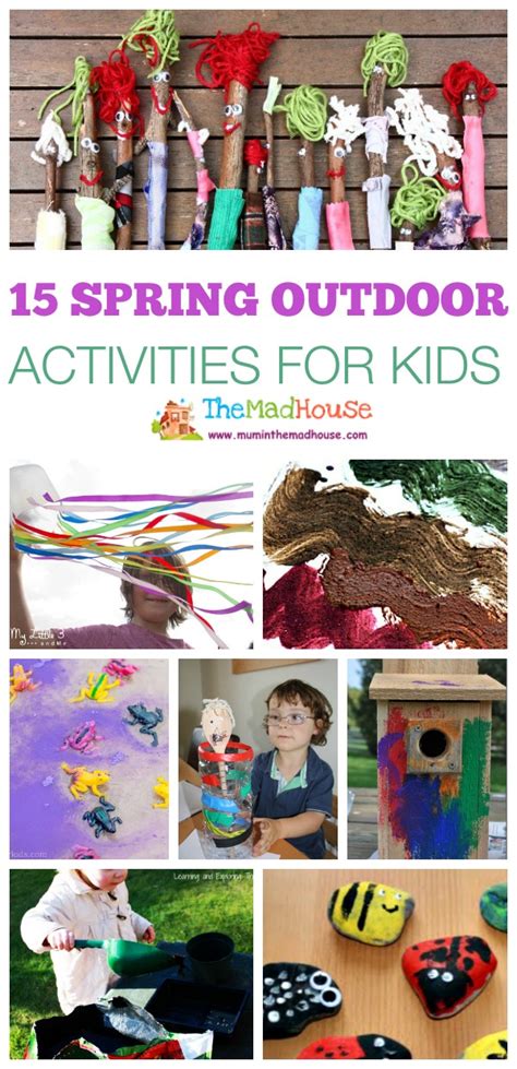 15 Spring Outdoor Activities For Kids Mum In The Madhouse