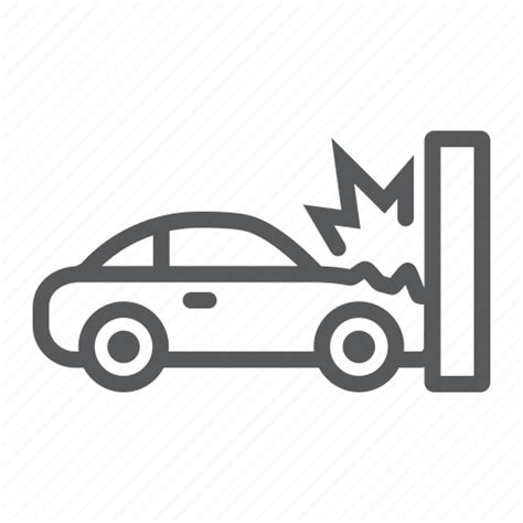 Accident Auto Broken Car Crash Disaster Traffic Icon Download