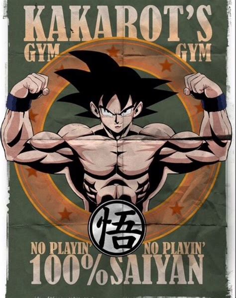 Goku S Gym Poster Anime Dragon Ball Super Anime Dragon Ball Dragon Ball Art