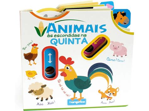 Livro Animais às escondidas na Quinta de EUROPRICE Português Worten pt