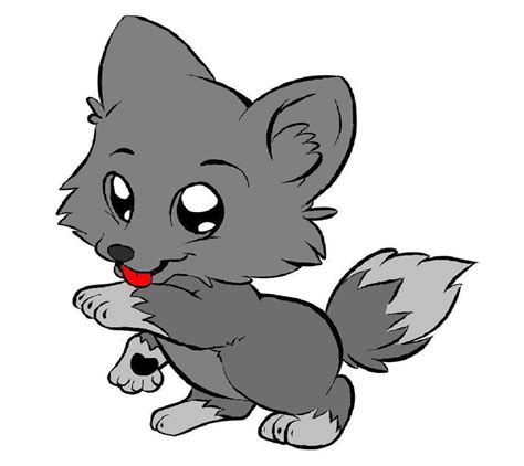 Baby Wolf Clipart Free Download On Clipartmag