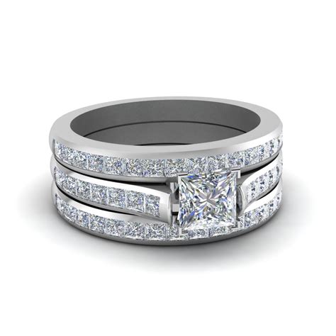 Https://tommynaija.com/wedding/channel Cut Diamond Wedding Ring
