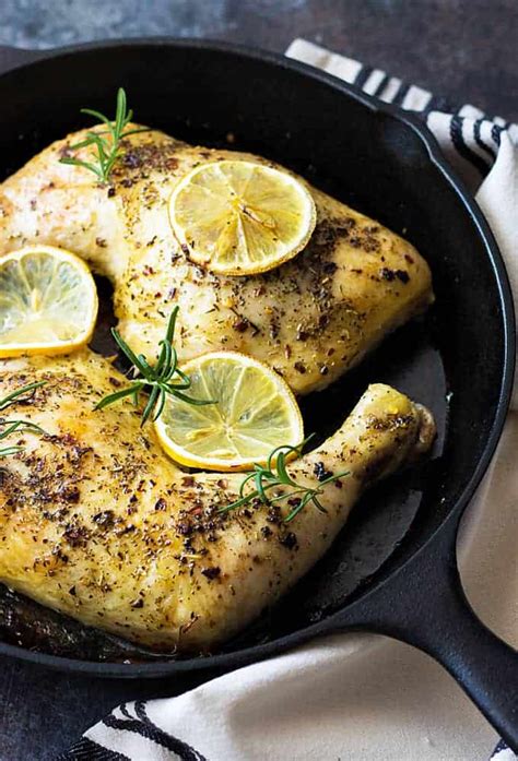 I dislike most convenience food recipes, but i feel that this one's a winner, as it's not only fast but healthy too! Italian Roasted Chicken Leg Quarters | The Blond Cook