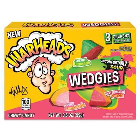 Warheads Wedgies Tb 12x35oz Pacific Candy Wholesale