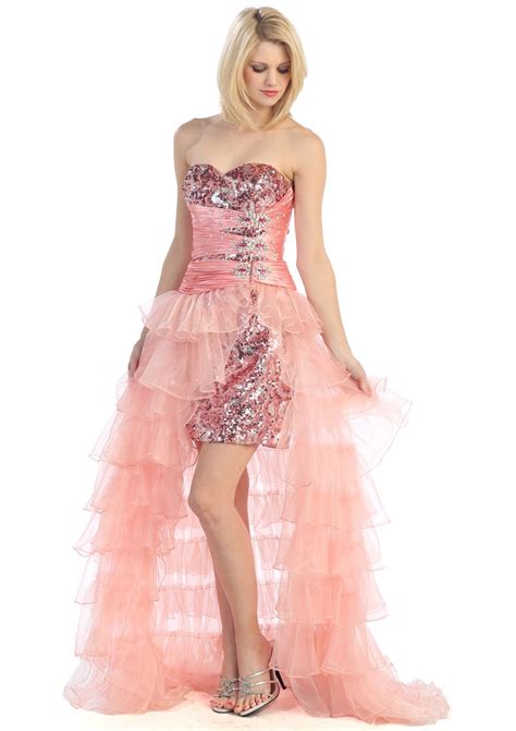 High Low Sequin Prom Dress Style E2333 Get Yours Today At