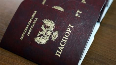 Russia Accepts Passports Issued By East Ukraine Rebels Bbc News