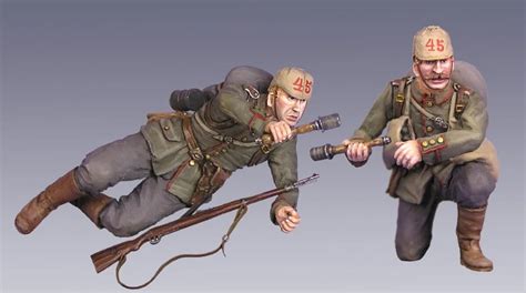 Assembly Unpainted Scale 135 The German Soldiers Wwi Set Soldier