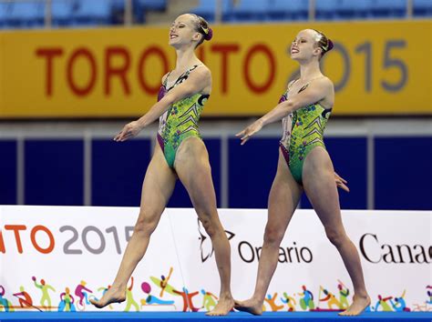 Synchro Swimmers Open To2015 With A Splash Team Canada Official
