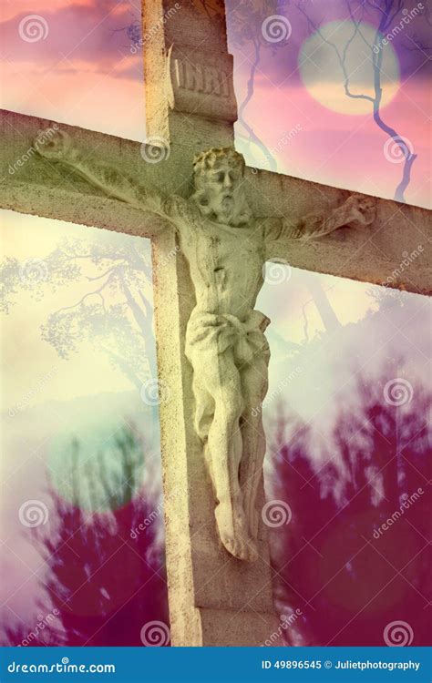 Jesus Christ On The Cross Stock Illustration Illustration Of Life