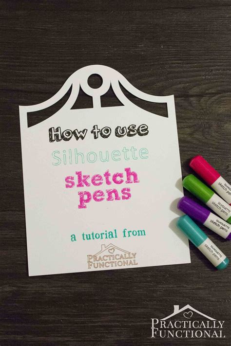 Download How To Use A Silhouette Cameo: Silhouette Sketch Pens ...