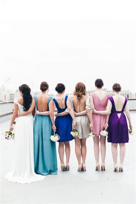 Matching Bridesmaids Dresses Expensive Wedding Traditions To Skip