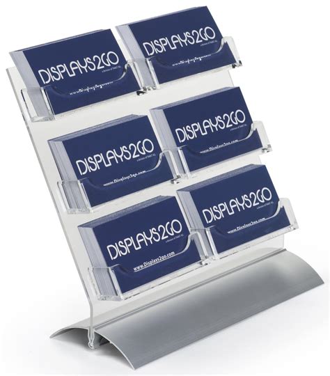 Check out our business card display selection for the very best in unique or custom, handmade pieces from our business & calling cards shops. 6 Pocket Business Card Holder | Clear Acrylic
