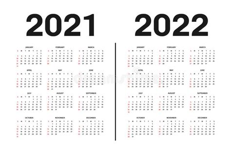 Plantilla De Calendario 2021 2022 Y 2023 Plantilla De Calendario En