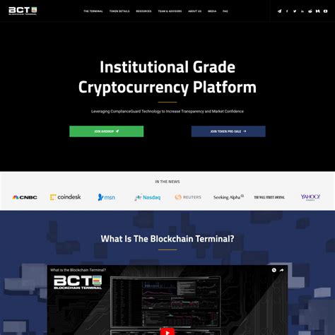 Blockchain Terminal (BCT) - ICO Rating and Overview | ICOmarks