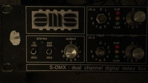 Ams Dmx 15 80s Computer Controlled Digital Delay Rare Reverb