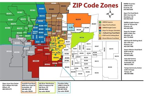 Arizona Zip Code Map Zip Code Map Zip Code Map