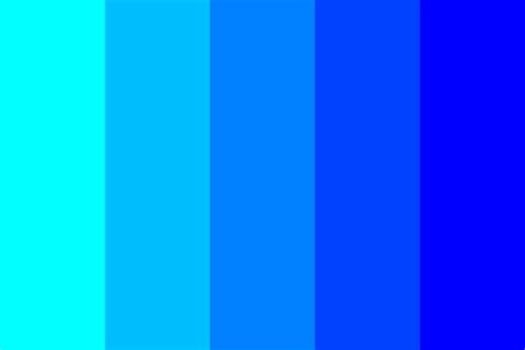 Light Blues Cyan And Blue Color Palette