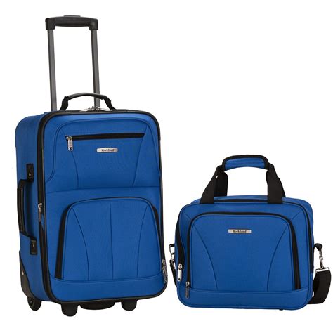 Travel Luggage Bag With Wheel Rolling Set 2 Piece Suitcase Women Men