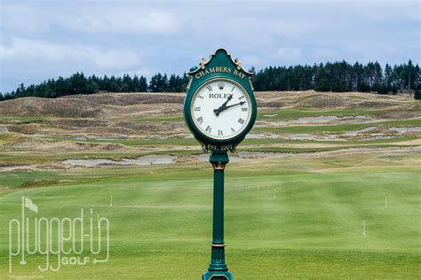 The caddie's base fee and gratuity are the player's responsibility in addition to the golf cart rental fee. Chambers Bay Golf Course Review - Plugged In Golf