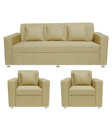 Order online safe & securely. Bharat Lifestyle Lexus Fabric 3+1+1 Sofa Set - Buy Bharat ...