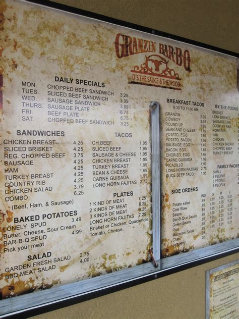 Man Up: Tales of Texas BBQ™: The rest from Granzin BBQ