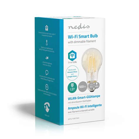 SmartLife LED Filament Bulb | Wi-Fi | E27 | 500 lm | 5 W ...