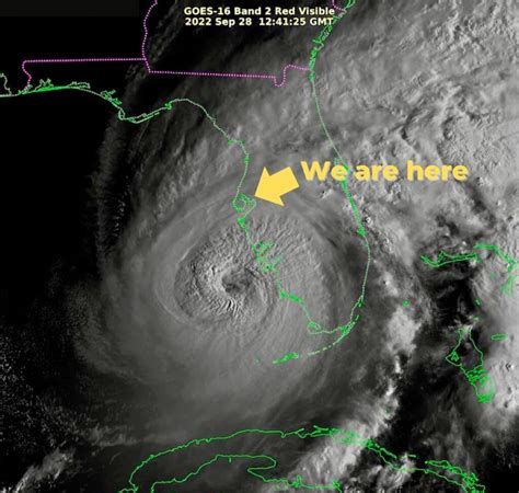 Hurricane Ian Satellite Photo The Adventures Of Accordion Guy In The