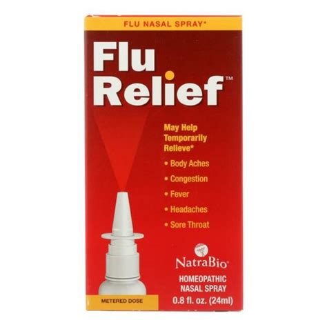 Natrabio Flu Relief Nasal Spray Marietta Health Foods