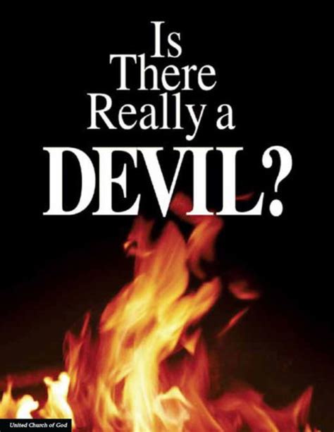 Is There Really A Devil By United Church Of God Nook