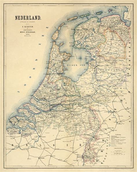historical map of the netherlands from 1894 holland map wall maps old map historical maps