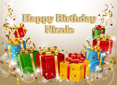 Happy Birthday Nicole Pictures Congratulations