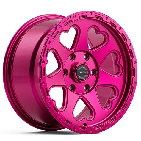 GT FORM HEARTS SUV HOT PINK 17X9 5X127 WHEEL & TYRE PACKAGE - CNC Wheels