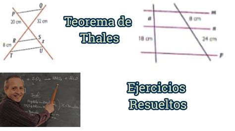 Teorema De Thales Teoria Y Ejercicio Resuelto Youtube Secundaria Images