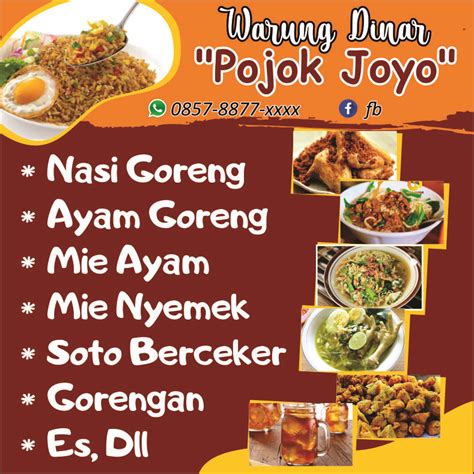 Banner Warung Makan Cdr Design Spanduk