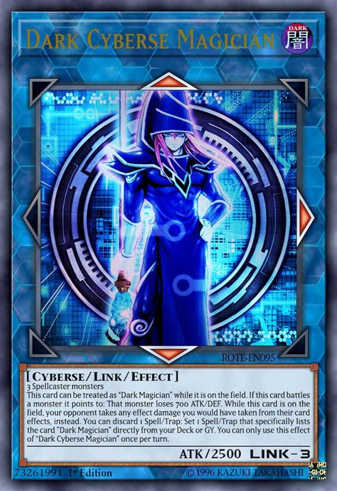 Dark Cyberse Magician By Chaostrevor On Deviantart Custom Yugioh