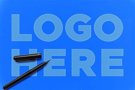 Download Outline Sketch Logo Mockup - GraphicsFamily