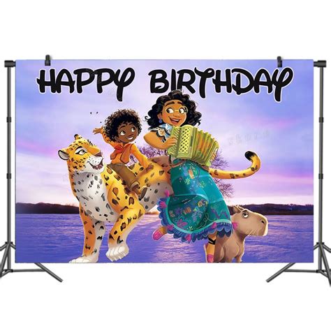 Disney Encanto Cm Birthday Party Backdrop Decorations Party