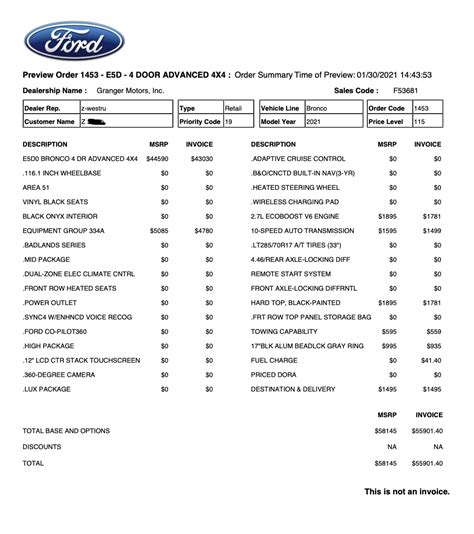 Your Vin Number And Tracking Production Of Your Bronco Page 3