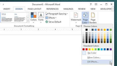 How To Add A Full Page Background To An MS Word Document