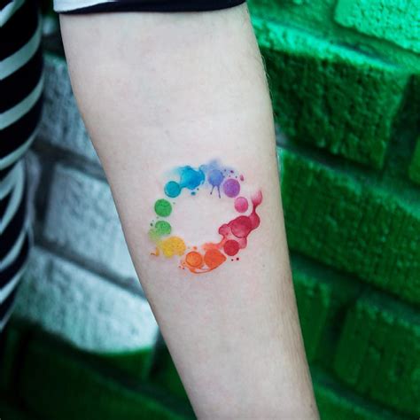 51 Stunning Watercolor Tattoo Ideas Youll Obsess Over Rainbow