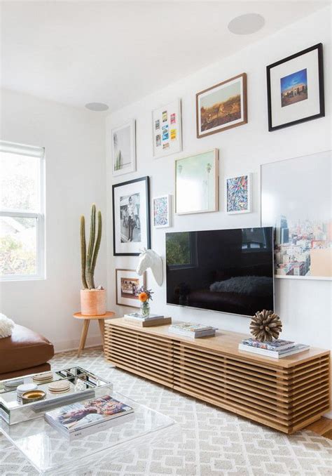 The Best Gallery Wall Ideas Right Now Domino Living Room Tv Wall