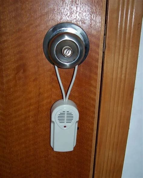 120db Loud Hanging Door Knob Alarm For Home Or Travel For Home Safety
