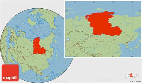 Where Is Siberia On A World Map Interactive Map