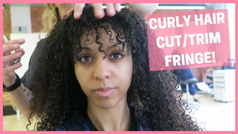 I am an educator before a stylist so teaching others how to gain the c. Curly Hair Cut/Trim With Fringe! London Salon Experience ...