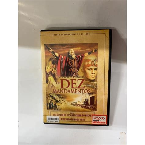 OS DEZ MANDAMENTOS DVD ORIGINAL USADO Shopee Brasil