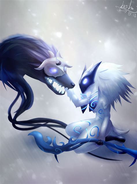 kindred by bsh0404 lol league of legends lambs and wolves league of legends characters
