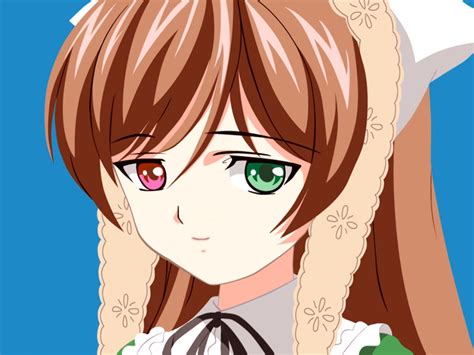 Bicolored Eyes Rozen Maiden Suiseiseki Anime Wallpapers