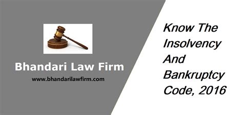 Having an interim charging order made final under rule 17.59 of the high court rules 2016: Know The Insolvency And Bankruptcy Code, 2016 - Bhandari ...